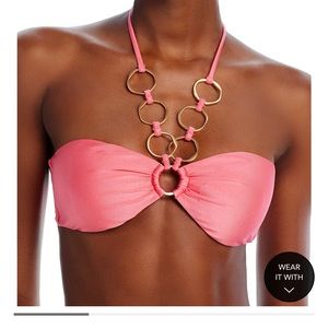 - 2 piece cult gaia swim two piece  bikini color; sangria